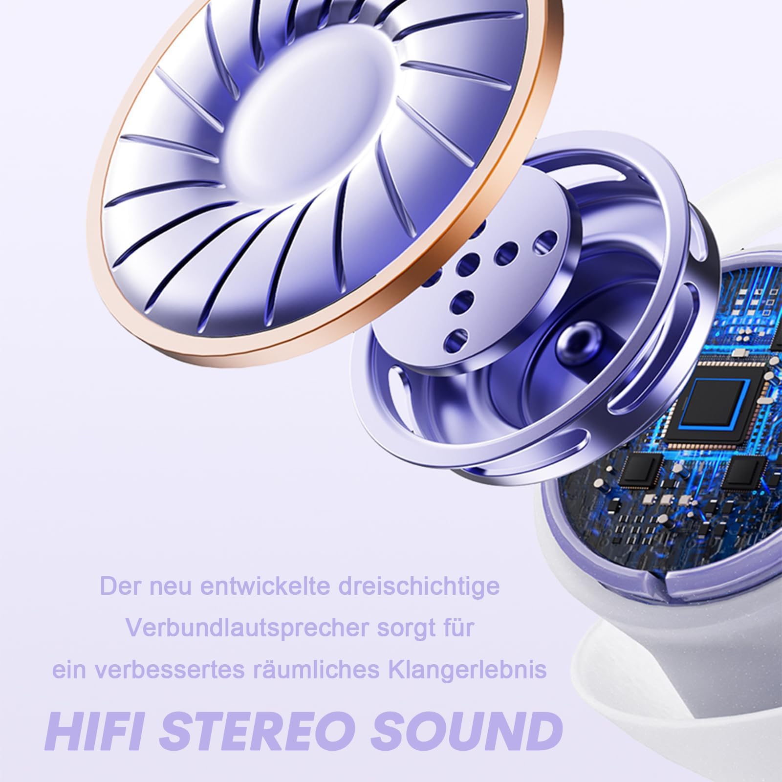 Auriculares in-ear para dormir inalámbricos Bluetooth 5.4 Mini pequeños auriculares para dormir en el oído Sleep Earbuds Inalámbrico Invisible Sueño Auriculares Niñas Wireless Earphones Headphones Ear