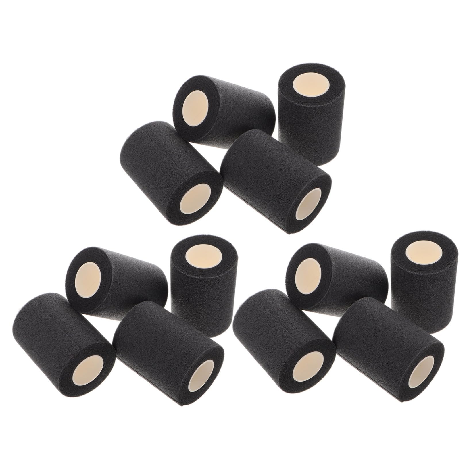 GOOHOCHY Athletic Tape Pre-wrap Sports Foam Bandage for Ankles Wrists Hands Knees Racket Anti-Slip Grip 12pcs Supply