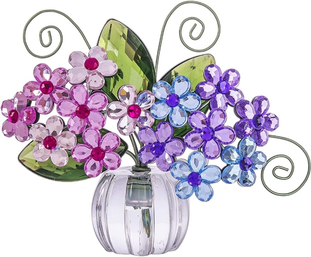Ganz Crystal Expressions Hydrangeas Flower Posy Pot