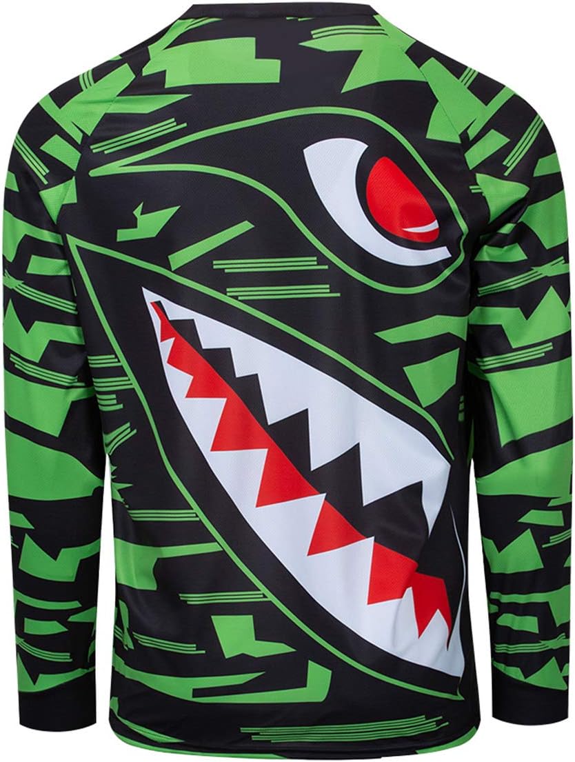 Men's Racing Shirts Summer Motocross Jersey Bicycle Sportswear MTB Jersey Long Sleeve Mountain Bike Clothes - Image 2