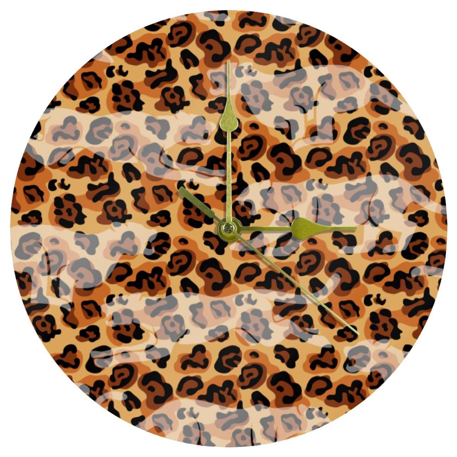 Horloge murale non graduée sans bruit pour chambre et bureau