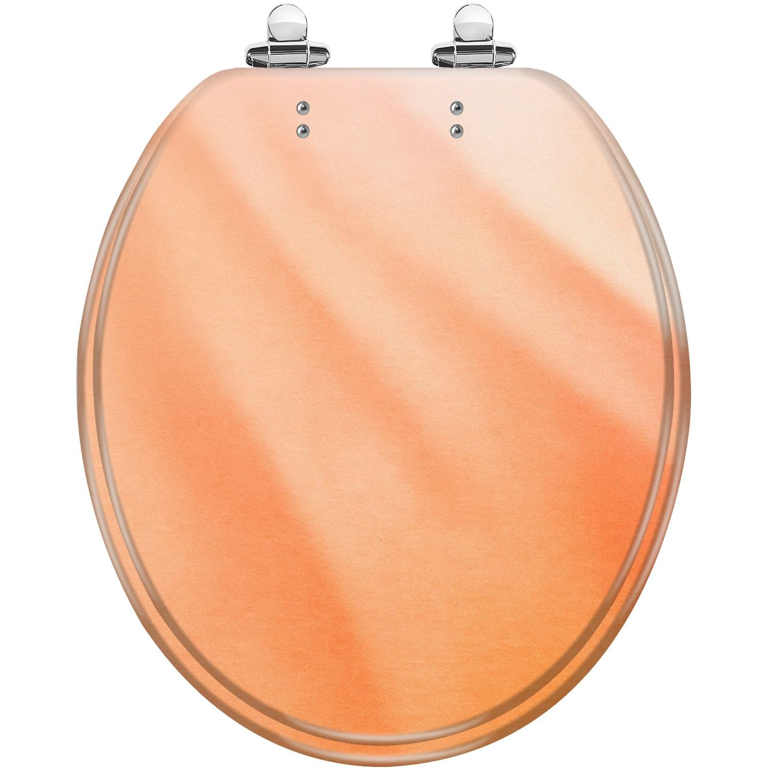 Tazyyzuu Multi3 Woven Resin Toilet Seat With Slow Close Lid And Quick-Release Hinges, Easy To Clean, Round(,16.5X14.5)