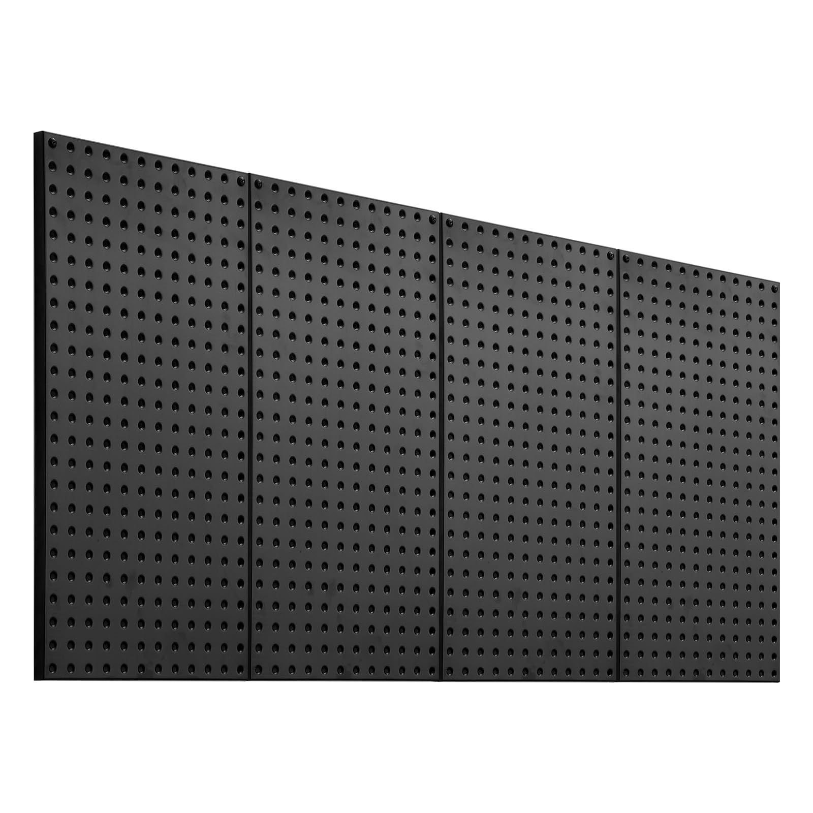 VEVOR Pannelli Forati in Metallo, Pannello Forato 609,6 x 304,8 x 19 mm, 4 Pannelli, Organizer da Parete per Pannelli Forati in Acciaio Resistente, per Soggiorno, Garage, Banco da Lavoro, Ufficio