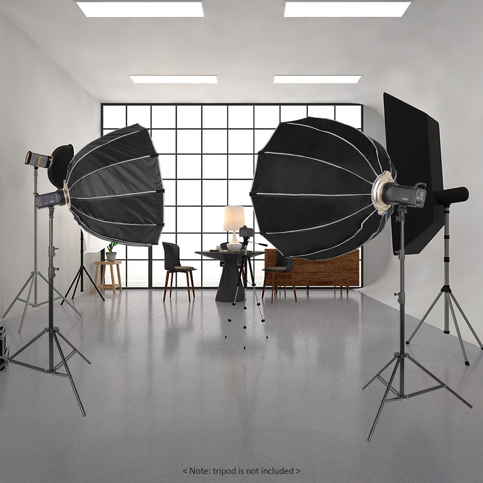 Domary Paraboliczny Softbox Składany Softbox Parasol Szybkozłączka Dyfuzor światła 60 Cm 12 Prętów Mocowanie Siatka o Strukturze Plastra Miodu Biały Dyfuzor Torba do (120cm)