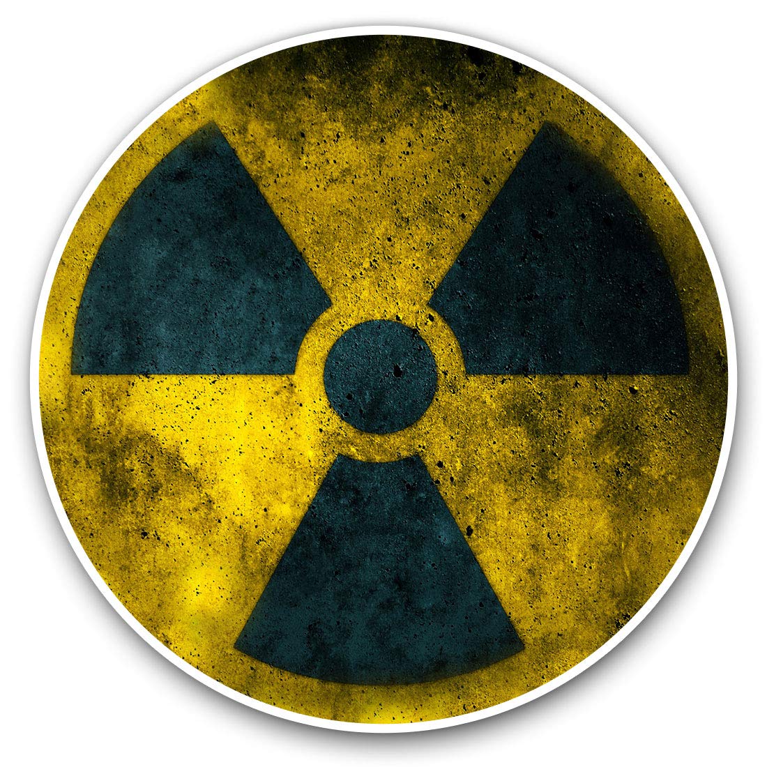 Destination Vinyl Ltd Nuclear Waste Science 2776 Vinyl Stickers (Set Of 2) 10Cm - Nuclear Waste Science Decals For Laptops,Tablets,Luggage,Scrap Booking,Fridges, 2776