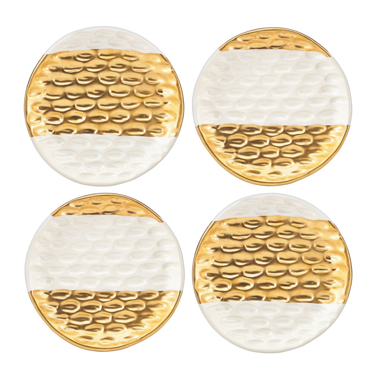 Amazon.com: Michael Wainwright Truro Gold Canape Plates, Set