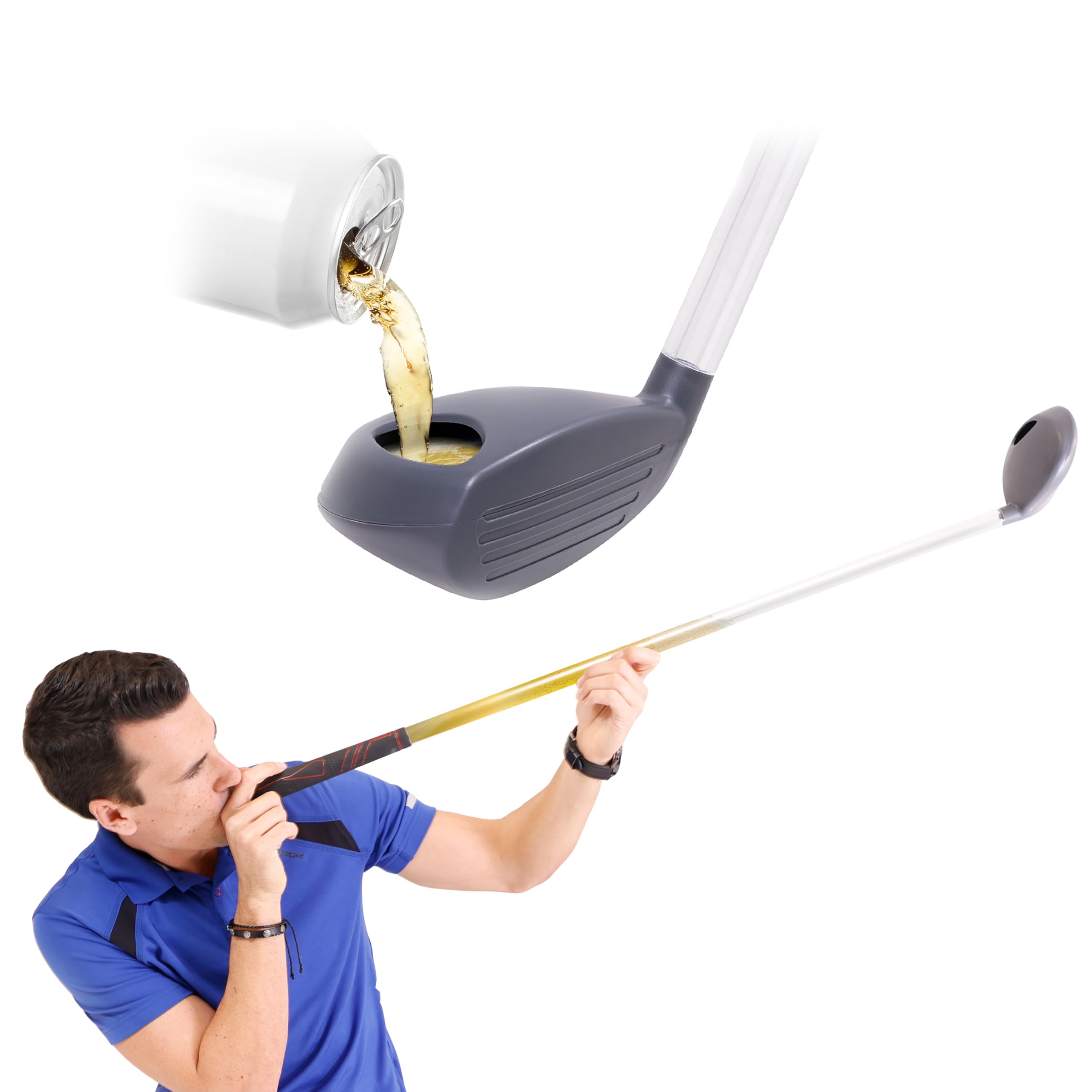 Beer Bomber Golf Club Beer Bong - Ultimate Novelty Party Gift for Golfers