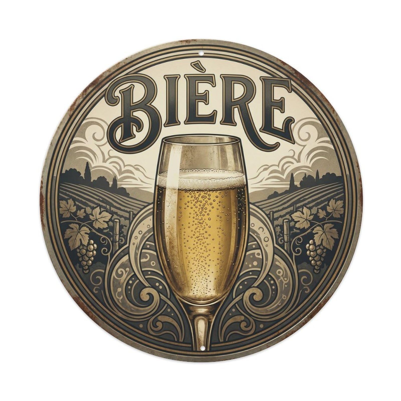 Beverage European Craft Beer Ale House Nostalgic Metal Tin Sign