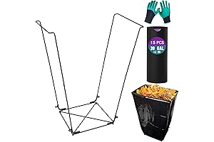 Metal Trash Bag Stand for Garden Waste