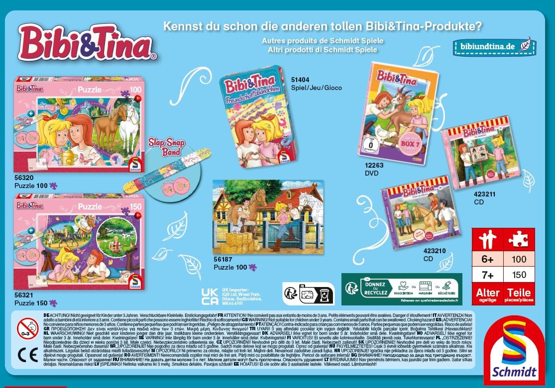 Schmidt Spiele 56263 - Puzzle Bibi Blocksberg