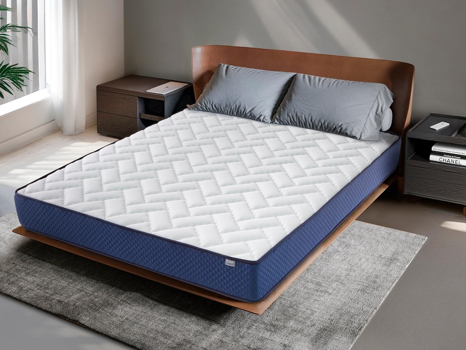 SONHO Colchon de Espuma 140X200 Dariel, Altura 22 CM, Adaptable, firmeza Media y Transpirable