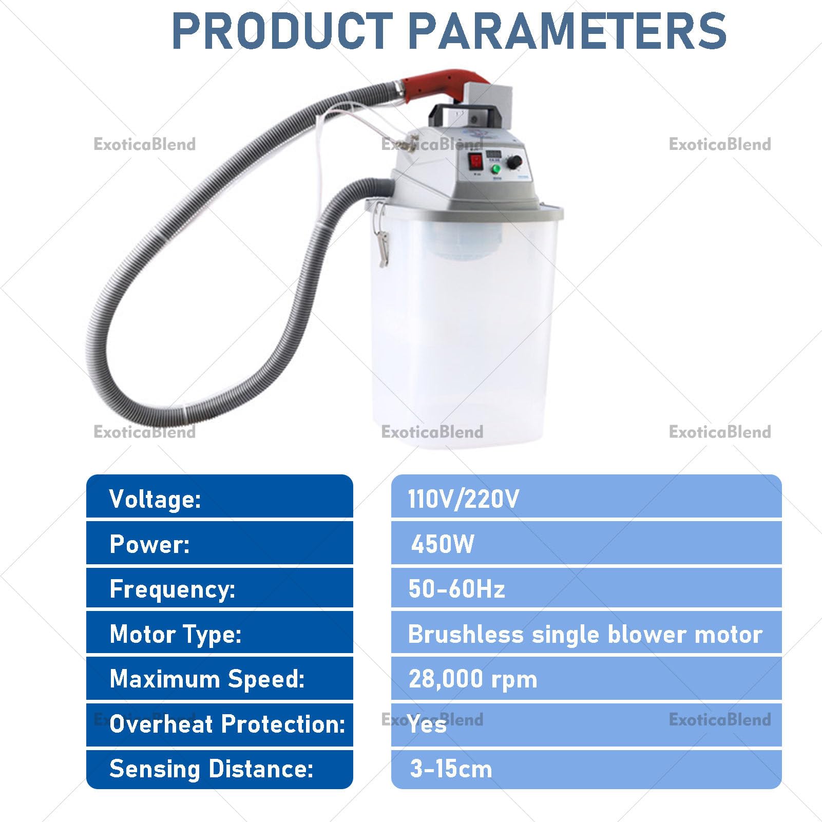 Decespugliatore elettrico brushless da 30 l, design a testa singola, ad alta velocità fino a 28000 giri/min per un taglio e un taglio efficienti del filo