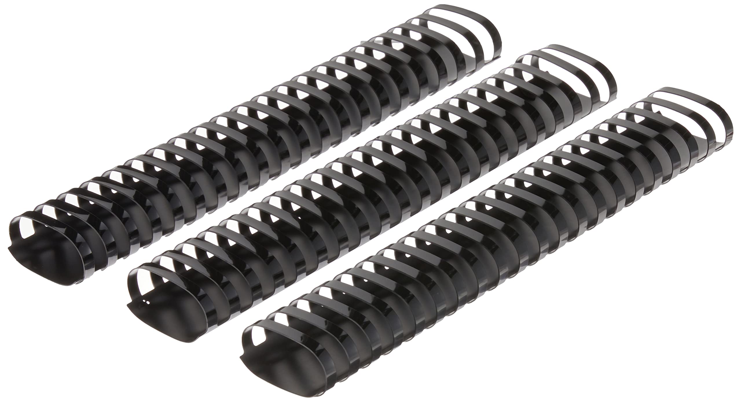 GBC Plastic Binding Combs 21R 51.0mm with 450 Sheet Capacity, Black (Box of 50)