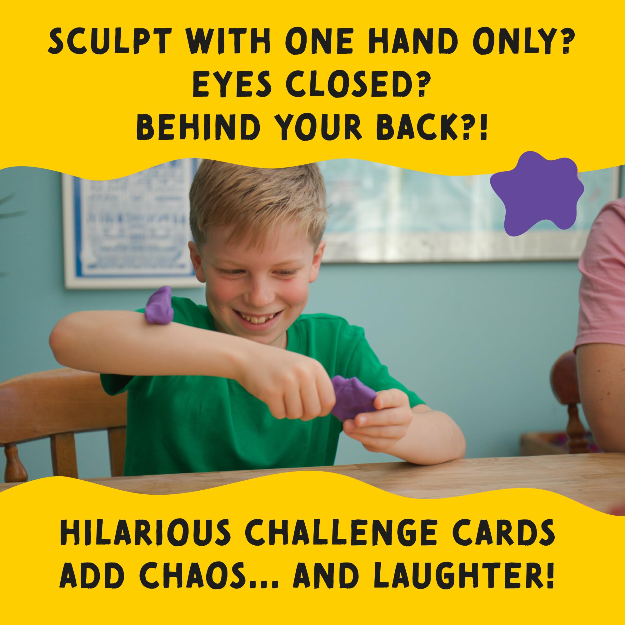 Clay It Again: The Speedy Dough-Scuplting Party Game, Colourful - Image 4