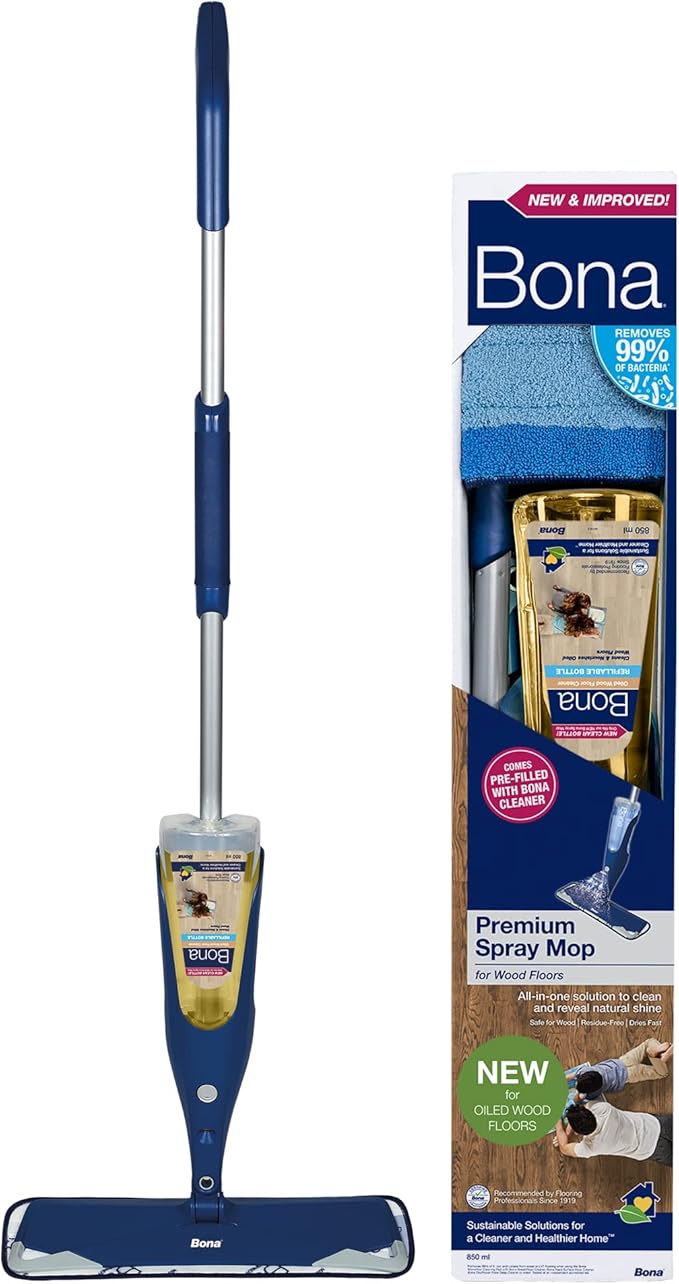 Bona Premium Spray Mop Kit for Oiled Wood Floors Amazon.co.uk Grocery
