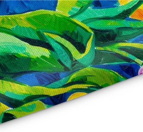 Miniatura 3 de Flower Pattern Placemats Set of 4 Table Mats Washable Placemat Waterproof Place Mats for Party Home Dining Table Decor 18x12 in