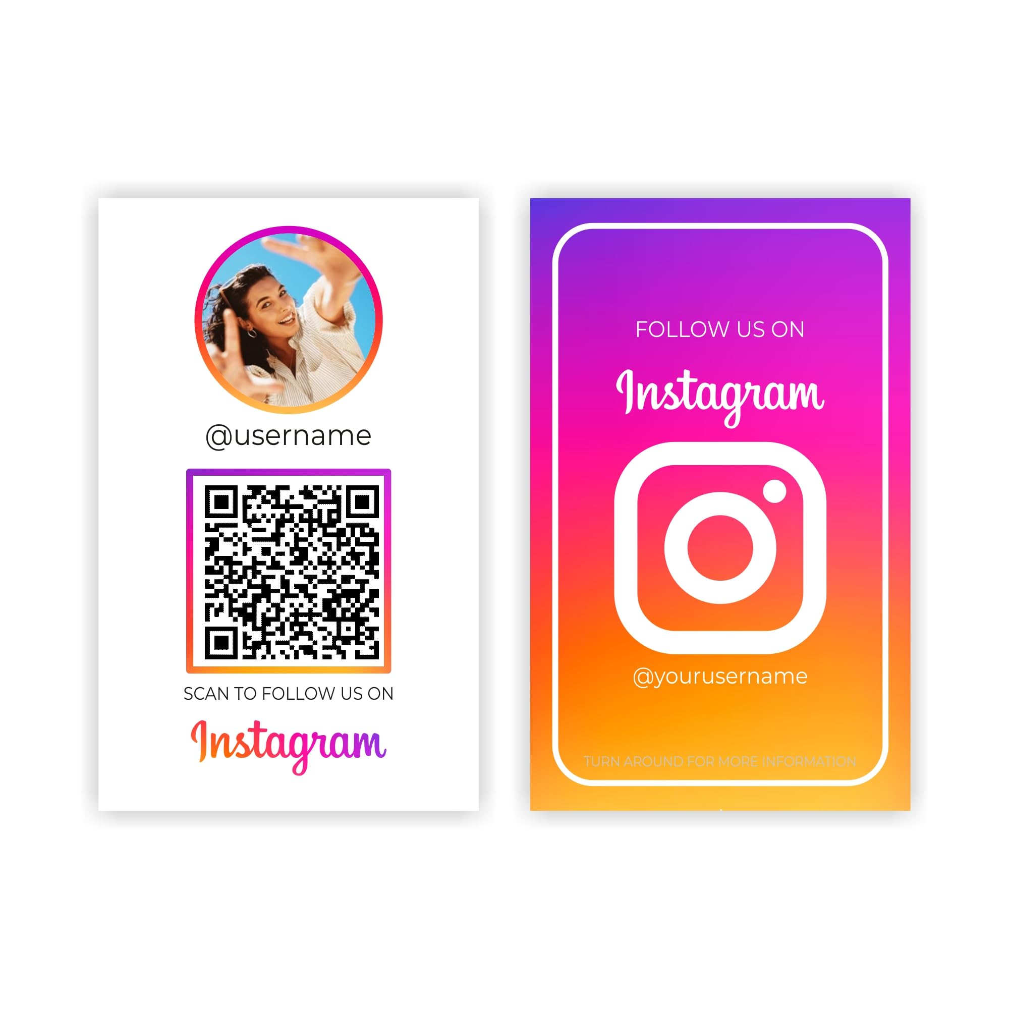 Business Cards, Instagram Theme, Customized Visiting Cards, 350 GSM Art Card, 87mm x 54mm-image-49