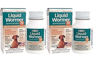 Durvet 2X Liquid Dog Dewormer: Safe and Effective for Puppies and Adult Dogs