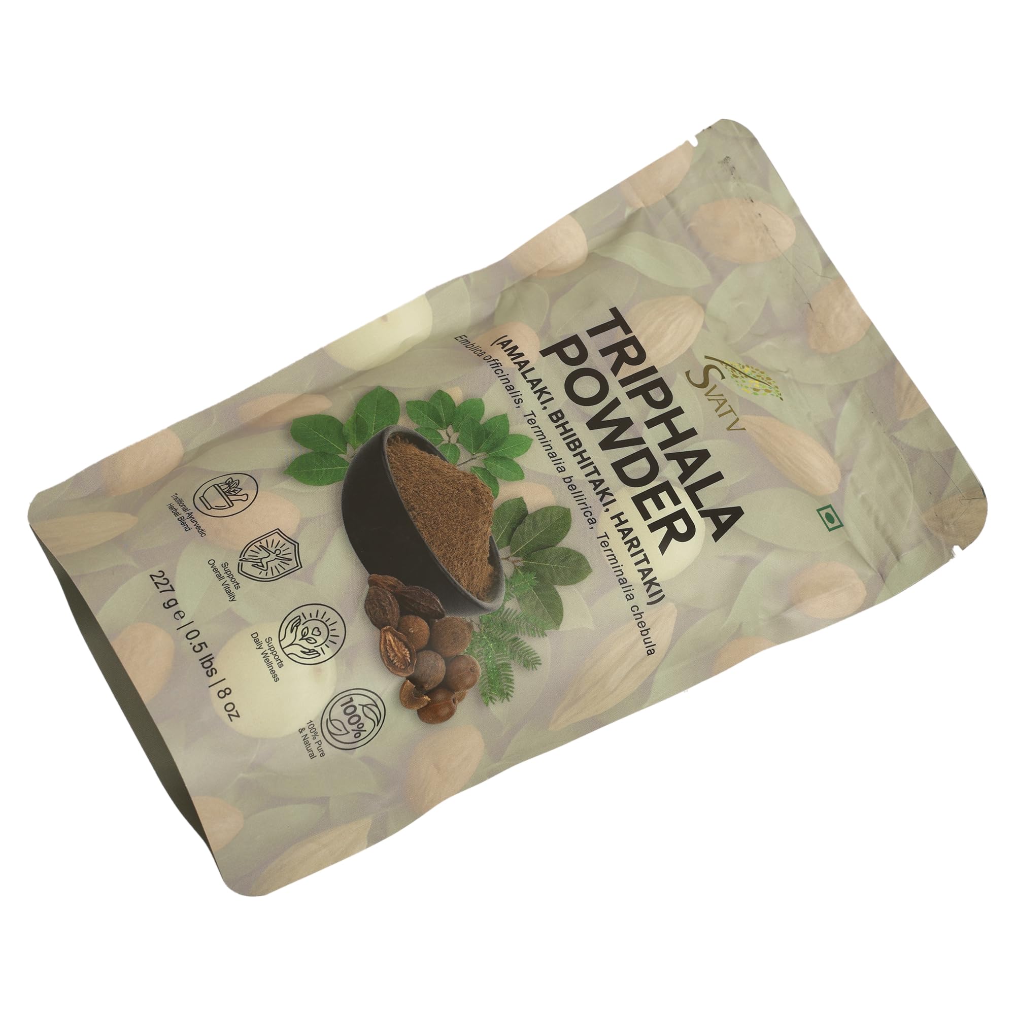 Triphala Powder 227g Formula of Amla, Haritaki & Bibhitaki – 8 Oz