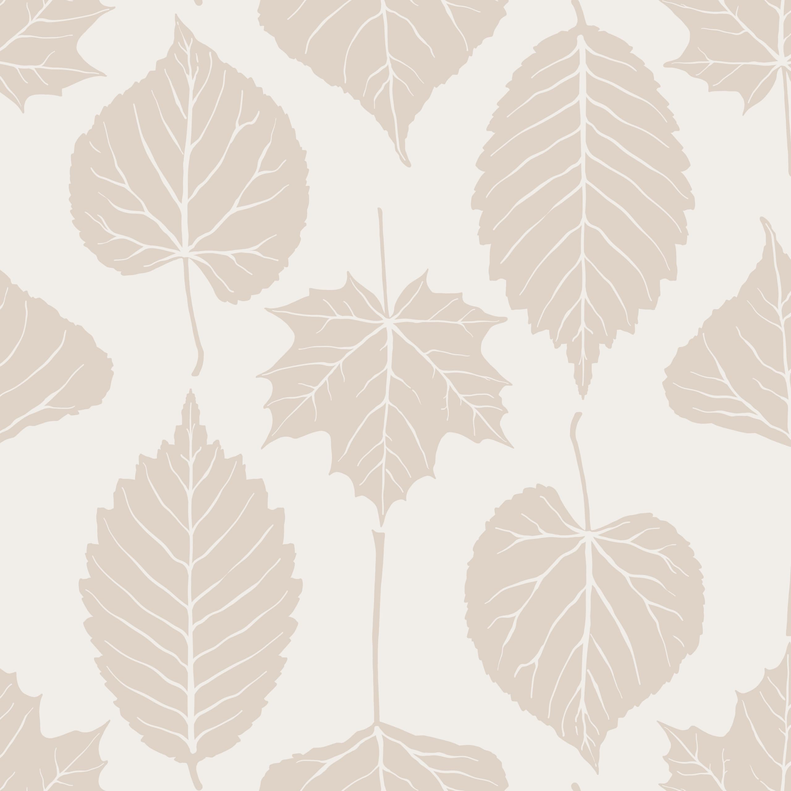 Papier peint amovible feuilles bohème pour rénover un mur sans abîmer la peinture