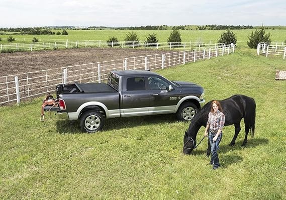 Truxedo Tonneau Cover, Truxport, Roll-Up, Hook and Loop Attachment, Vinyl Top, Black, 5 ft 2 in Bed