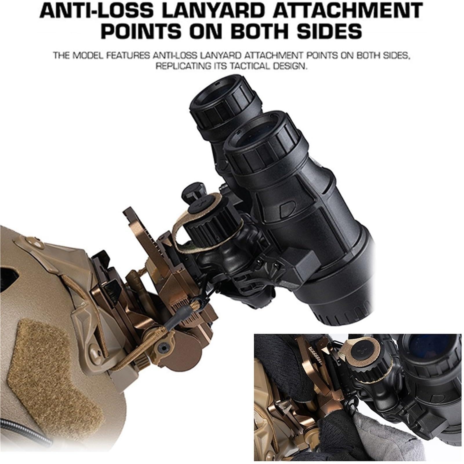 Taktischer Helm Nachtsicht Dummy Modell, Nicht Funktionales NVG Binokular