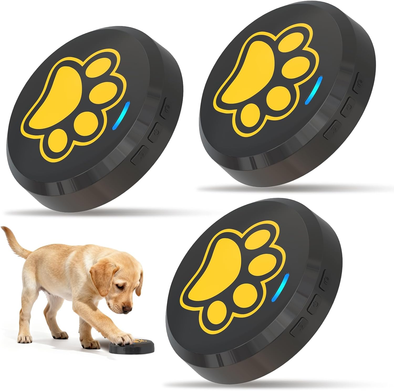 ChunHee Dog Bells to Go Outside - Bell for Dogs to Ring to Go Potty | Chew-Proof Dog Door Bell | 0-115dB Adjustable Volume & 28 Ringtones | Bells for Dog Training to Go Outside Without Barking