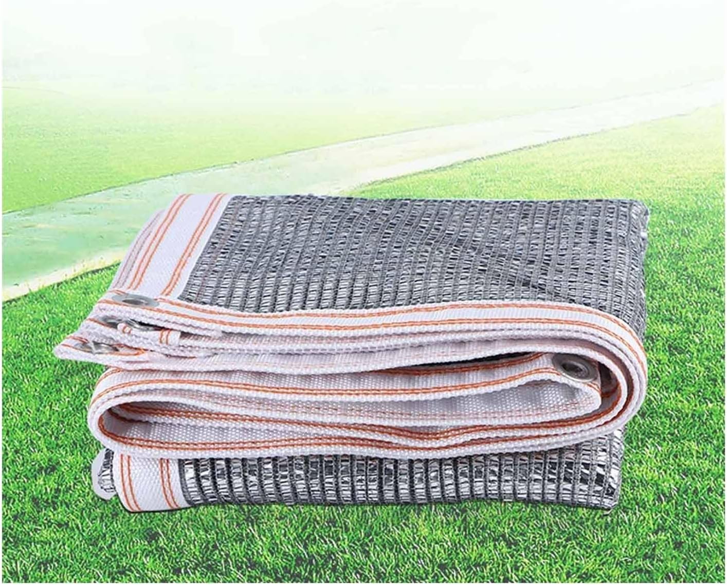 85% Outdoor Aluminium Sunblock Shade Cloth with Grommets, Sun Shade Net 1x1.0m 1x2.0m 2x2.0m 3x3.0m 3x4.0m Shade Netting for Car Dogs Greenhouse Kennel Gardening Patio(1x4.0m/3.3x13ft)