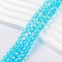 Vista 19 de 200 cuentas de cristal redondas de champán de 0.315 in para la fabricación de joyas