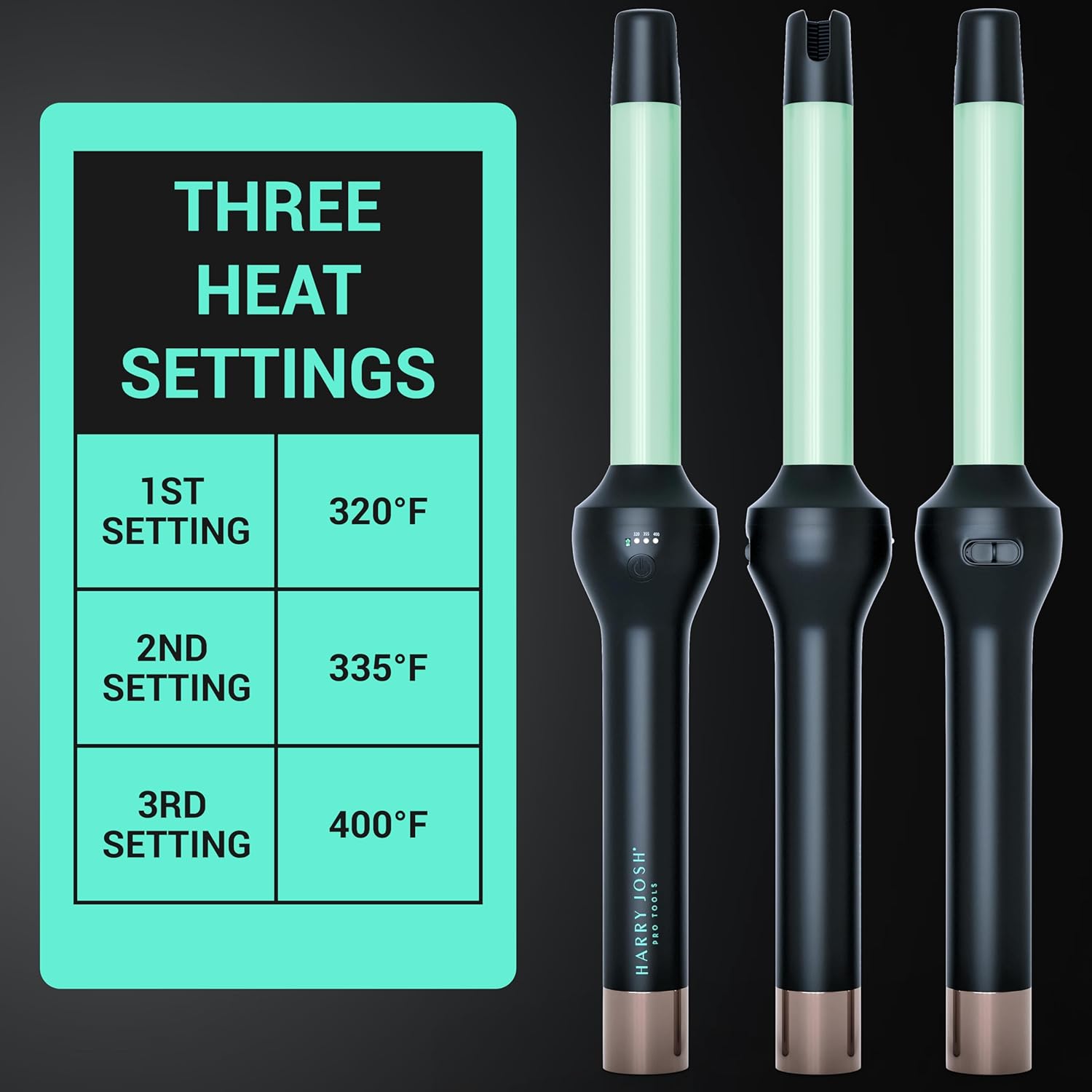 Pro Tools Cordless Ceramic 1" Curling Wand, Ceramic Barrel for Long-Lasting Curls & Waves, Rechargeable, Travel-Friendly Hair Tool