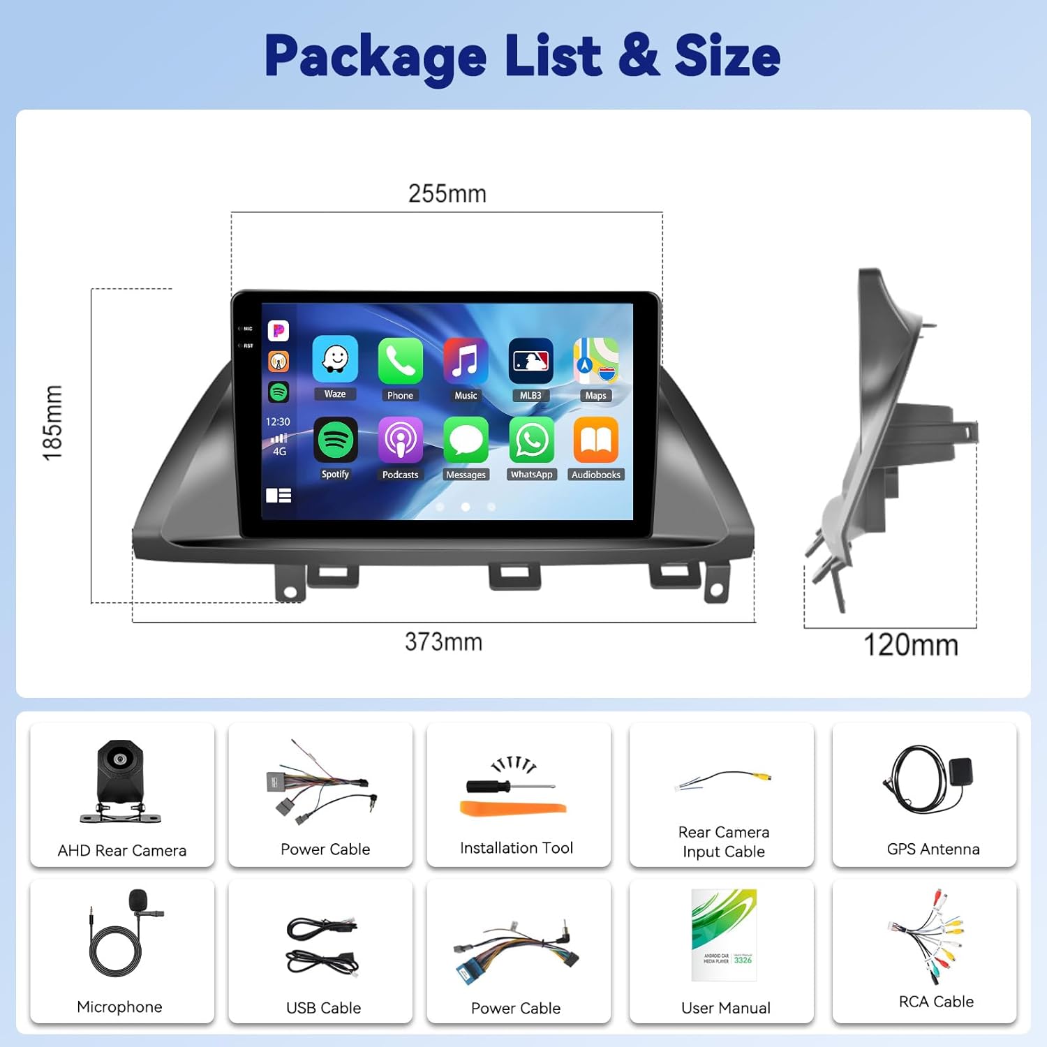 IPS Touch Screen, Multiple UI Themes, and Split Screen functionality