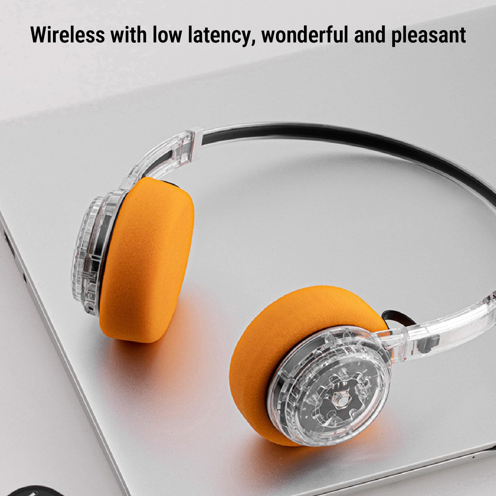 Cryfokt Cuffie Bluetooth On Ear Ad Alta Risoluzione con Microfono