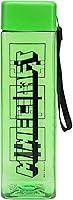 Vista 2 de Minecraft - Botella de agua cuadrada de plástico de viaje con correa para la muñeca 16.9 fl oz (17 fl oz)