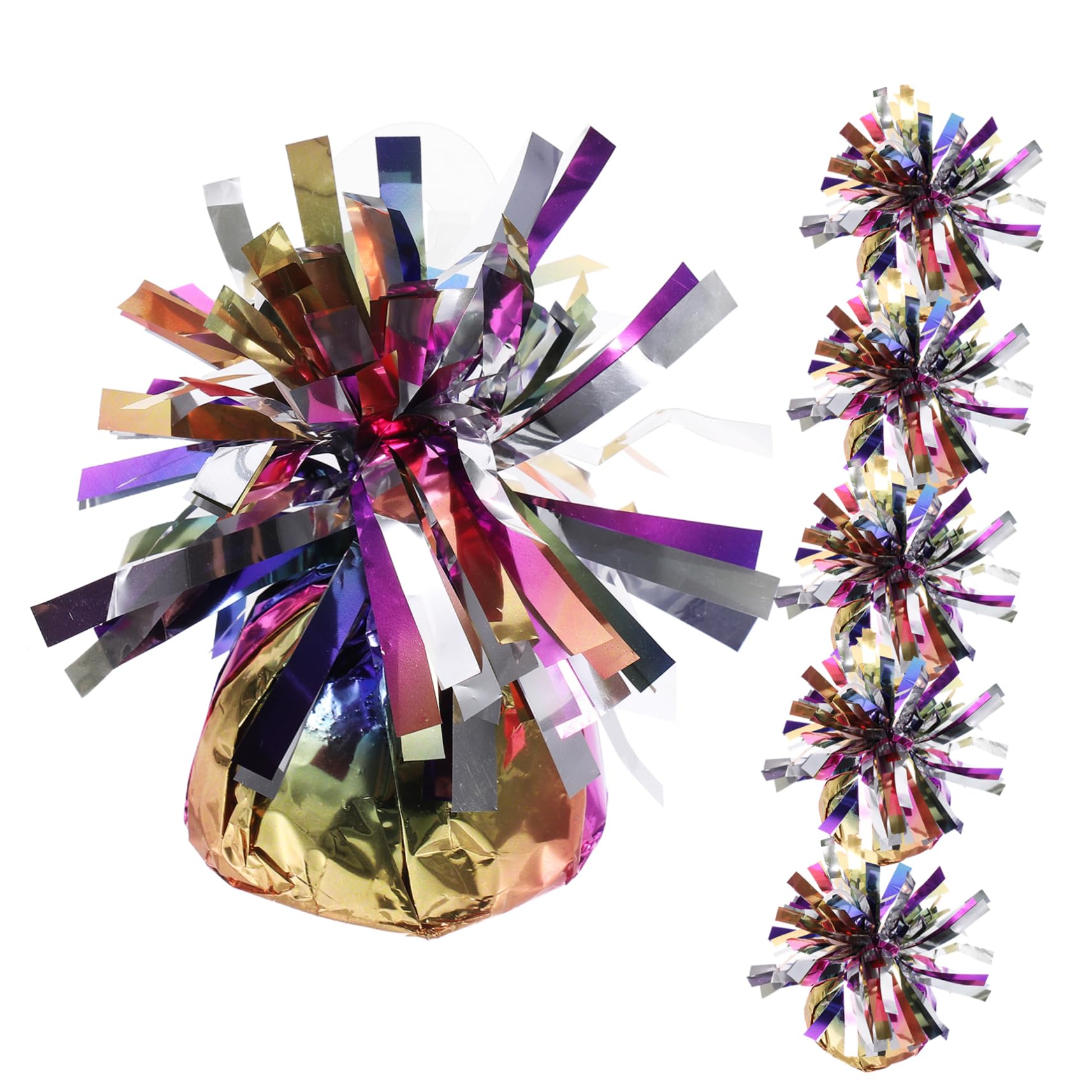 Pesi per Palloncini 6 Pezzi in Film e Cemento per Feste | Lattici e Palloncini, Uso in Compleanni e Anniversari, Riutilizzabili e Facili da Usare