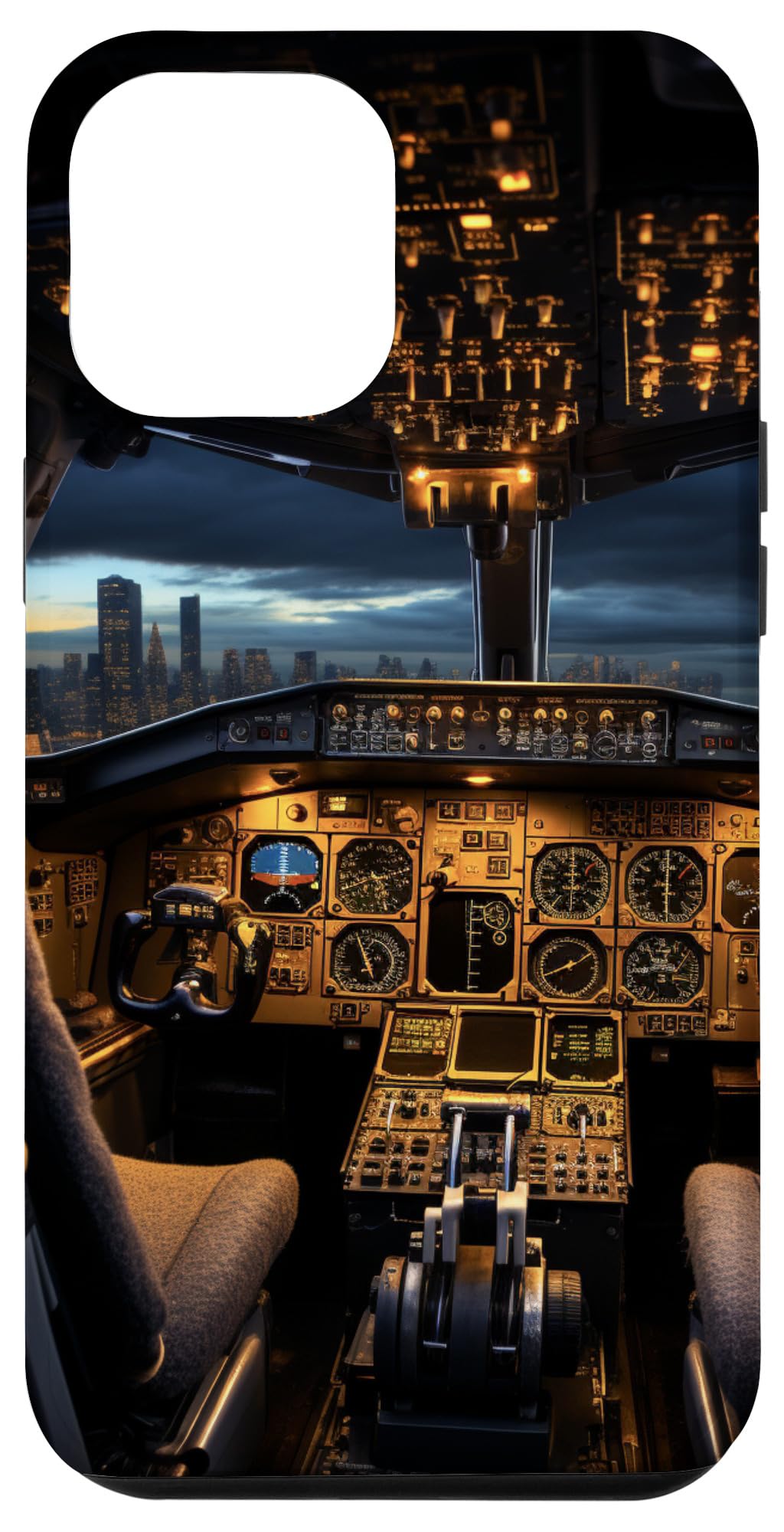 iPhone 15 Pro Max Plane Cockpit flight instruments Aircraft Pilot Aviation Case