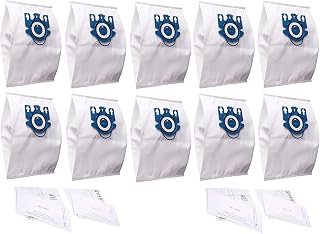 Utiz 10 Pack Type 3D Dust Bags 2 Filters For Miele GN S2 S5 S8 Classic C1 Complete C2 Complete C3 Vacuum Hoover Cleaner Alt. 9917730