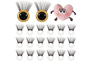 PH PandaHall Doll Eyelashes for Crafts and Amigurumi