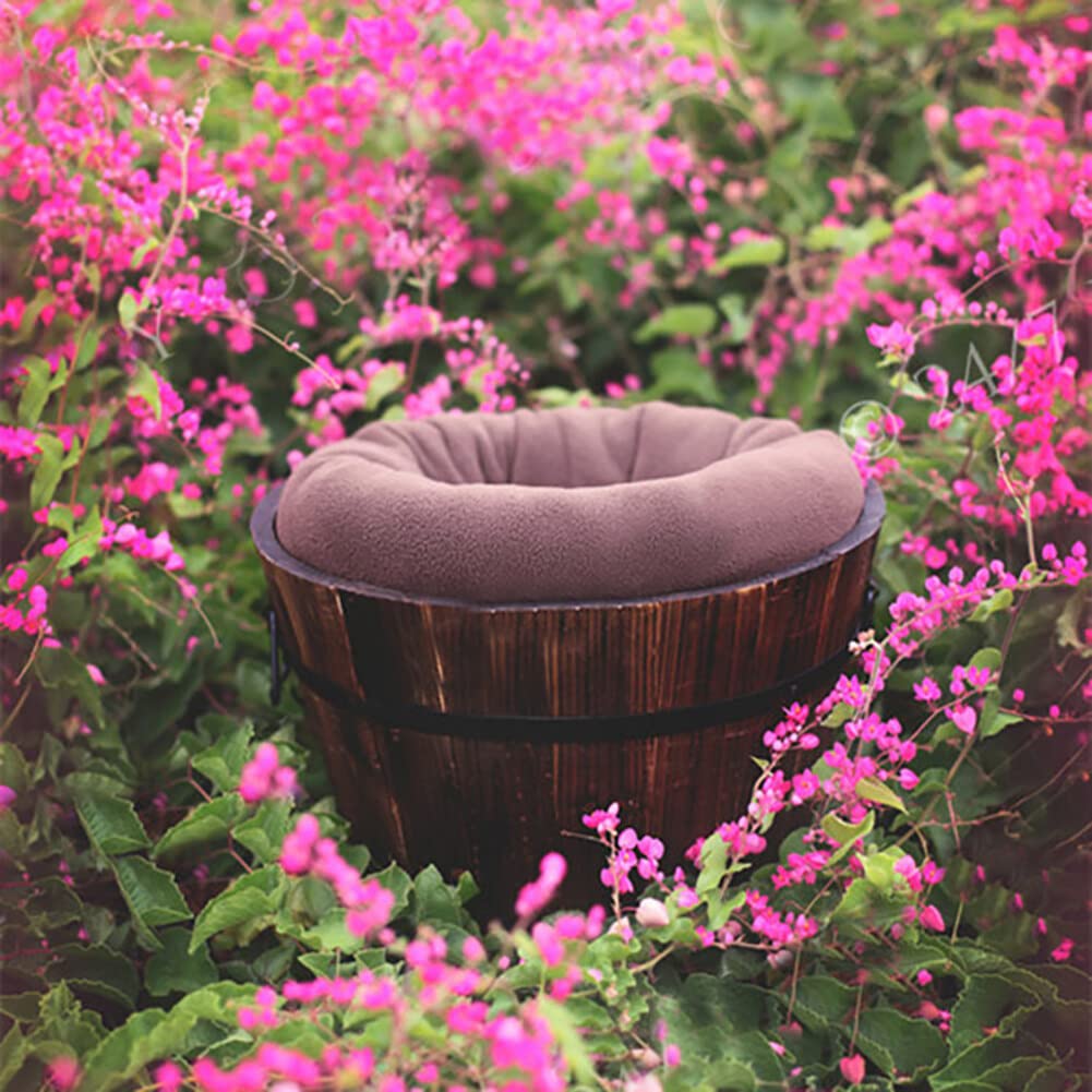 Baby Photography Props Pillow, Set of 3 Posing Pillows and 1 Donut Pillow Set for Infant Baby Boys and Girls