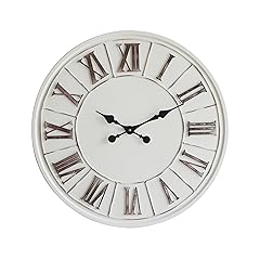 24 " Rustic White Roman Numeral Clock product image