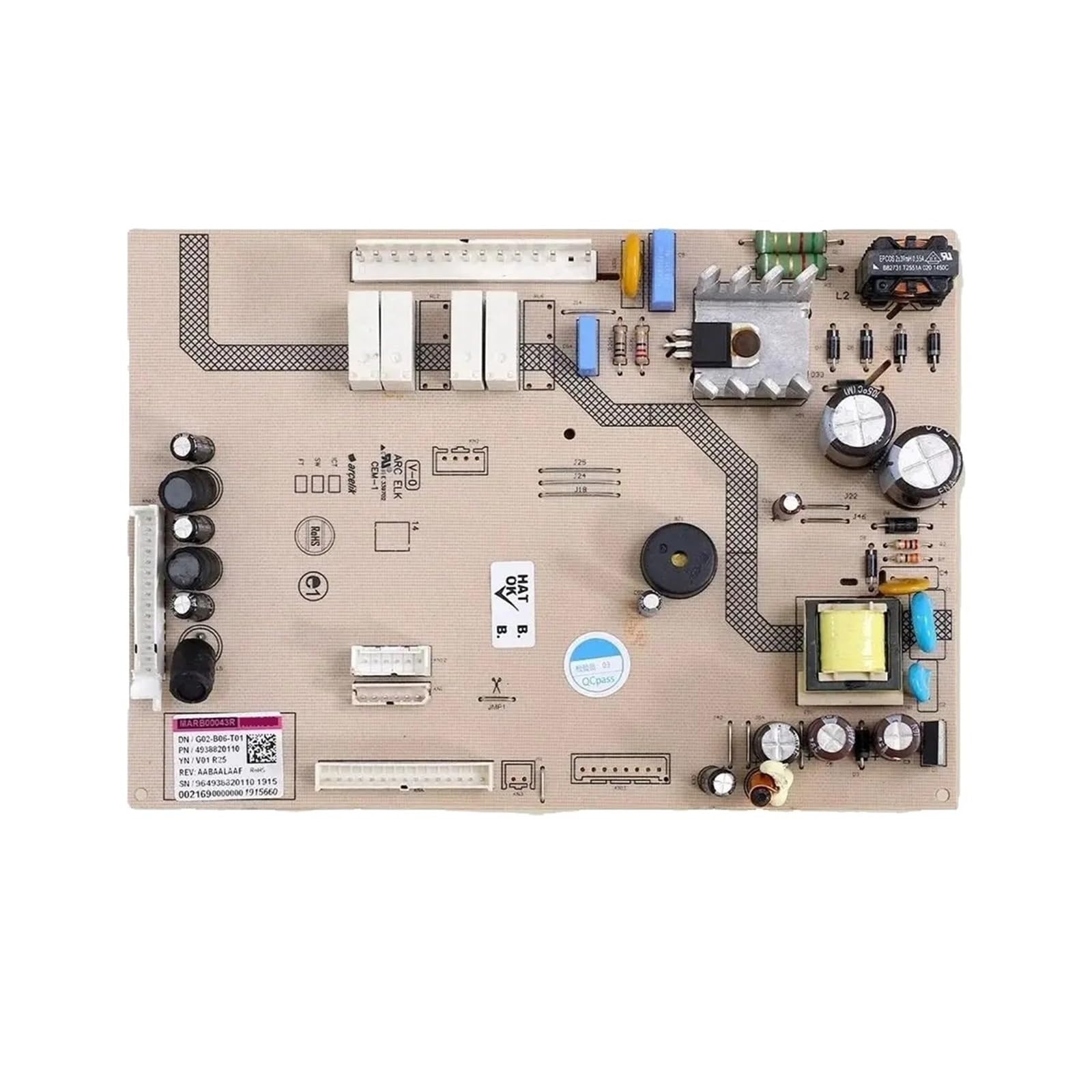 Refrigerator Motherboard,PCB Control Board,Model Number 4938820110 Refrigerator Parts