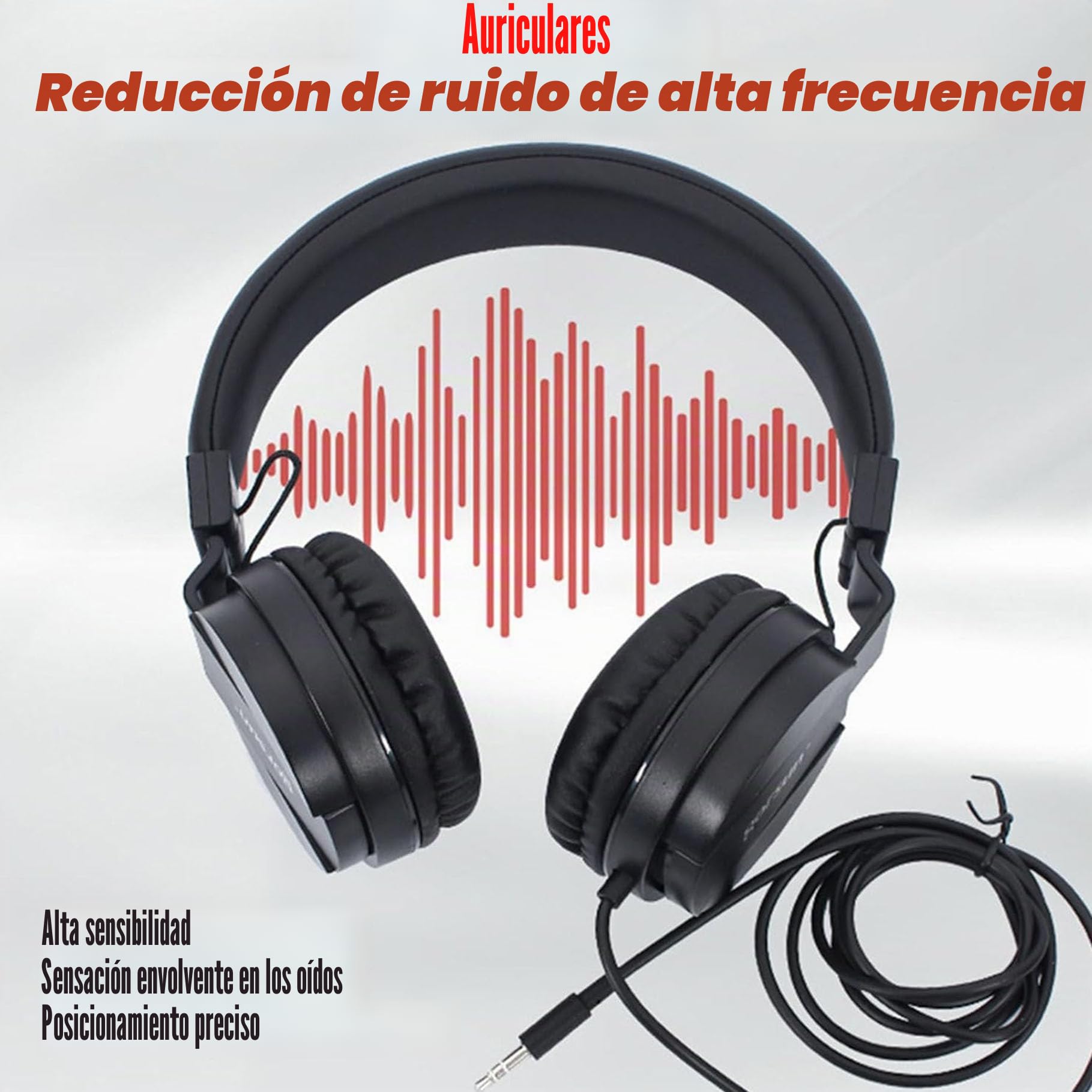 Detector de Fugas de Agua subterránea, Detector de Fugas de Agua de tuberías de Instrumentos, con frecuencia Ajustable de 4 Niveles, para Pisos, Paredes