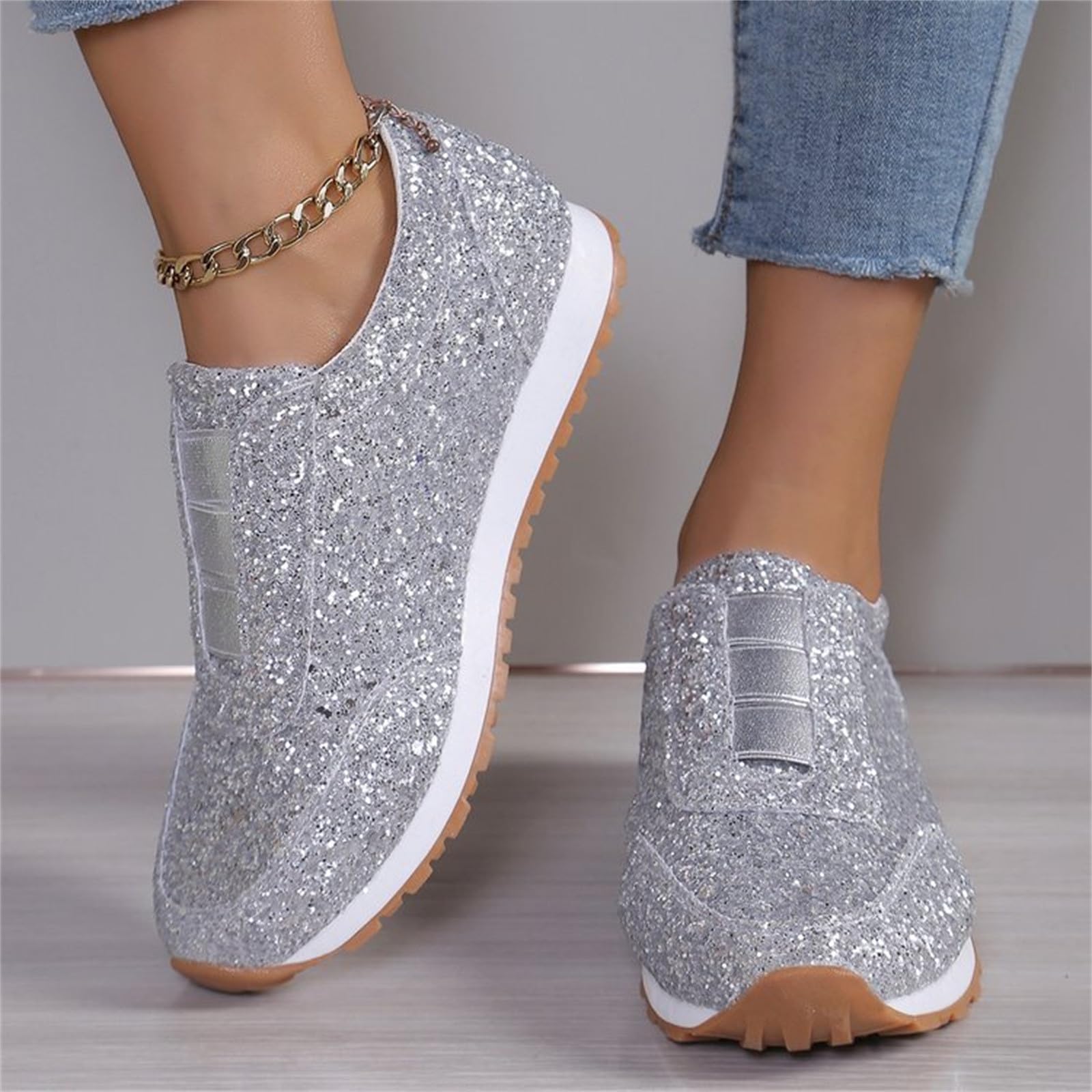 Scarpe Ginnastica Donna Traspiranti Sneakers Donna Eleganti Comode | Scarpe Ginnastica in Tomaia Maglia per Passeggiata Invernale Sneakers Ragazza Leggerezza Assoluta Tessuto Sintetico