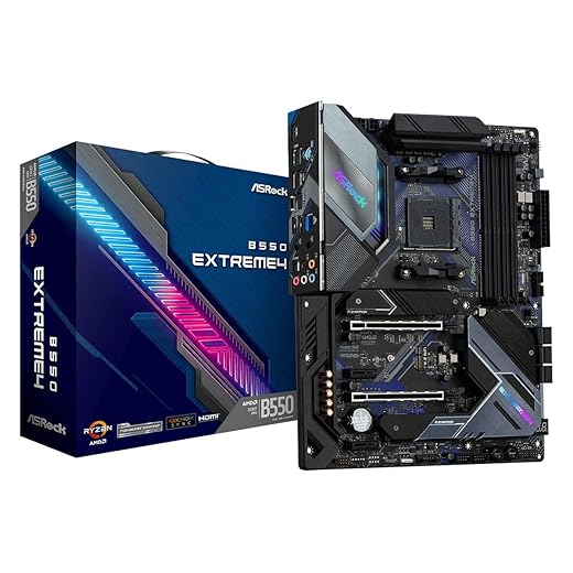 ASRock B550 EXTREME4 Supports 3rd Gen AMD AM4 Ryzen™ / Future AMD Ryzen™ Processors Motherboard