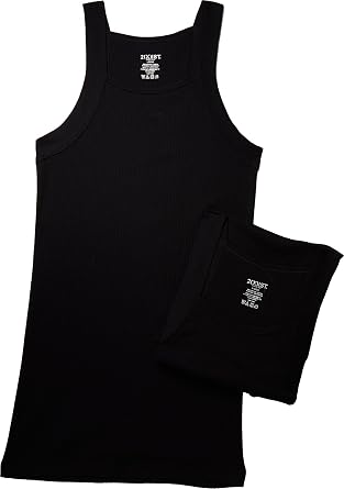 2XIST Mens Essential Cotton Square Cut Tank 2-Pack