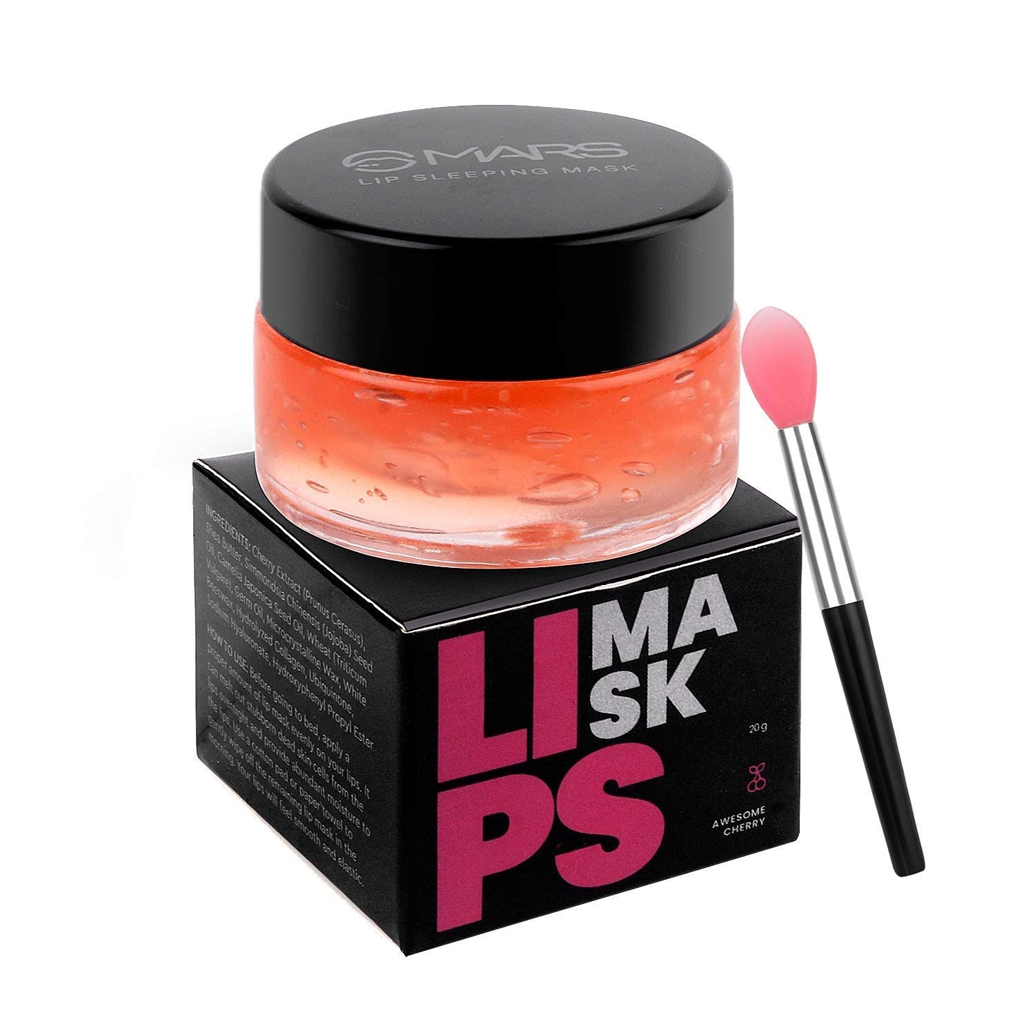 MARS Lip Sleeping Mask for Hydrating & Repair Chapped lips | Nourish, Heal & soften Lips | Enriched with Rich Botanical Essence, Shea Butter and Jojoba Seed Oil (20.0 gm) (Berry)