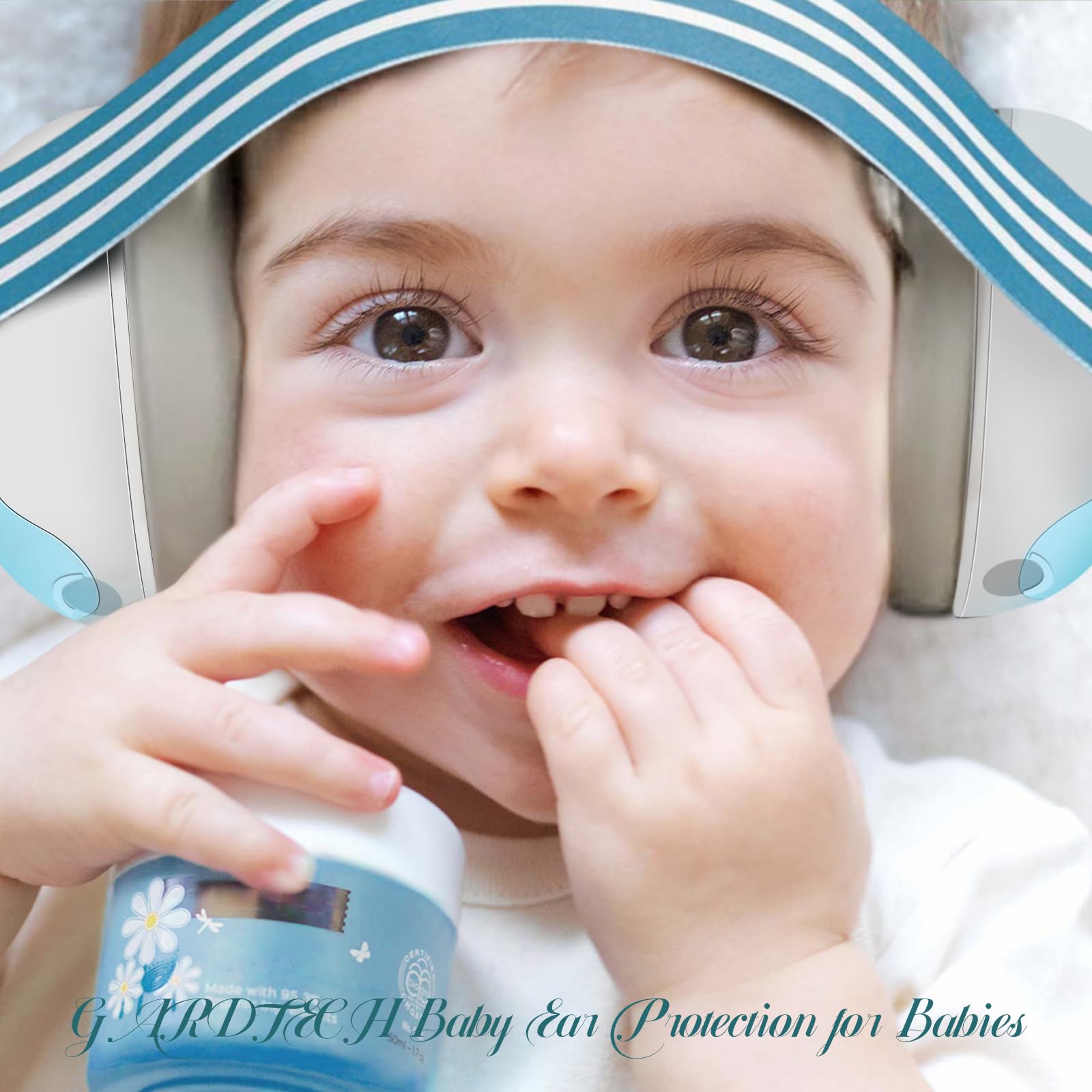 Gardtech Auriculares de protección auditiva para bebé, protección contra el ruido, protección auditiva para niños, con diadema ajustable, 25 dB SNR, orejeras para bebé, ideales para el día a día,