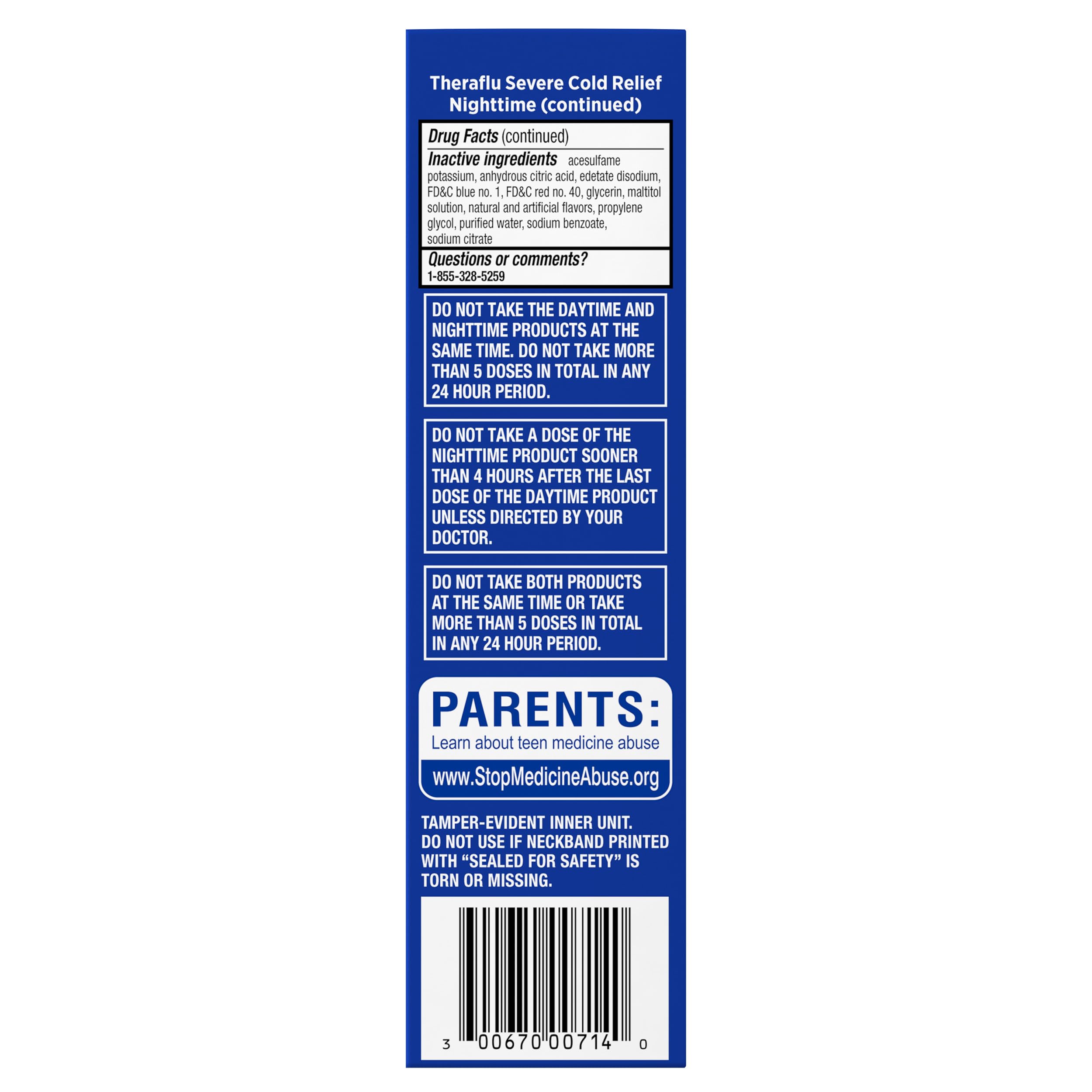 Theraflu Day and Night Pack, Severe Cold Relief, Berry, 2 x 8.3 fl oz — Amazon image 8