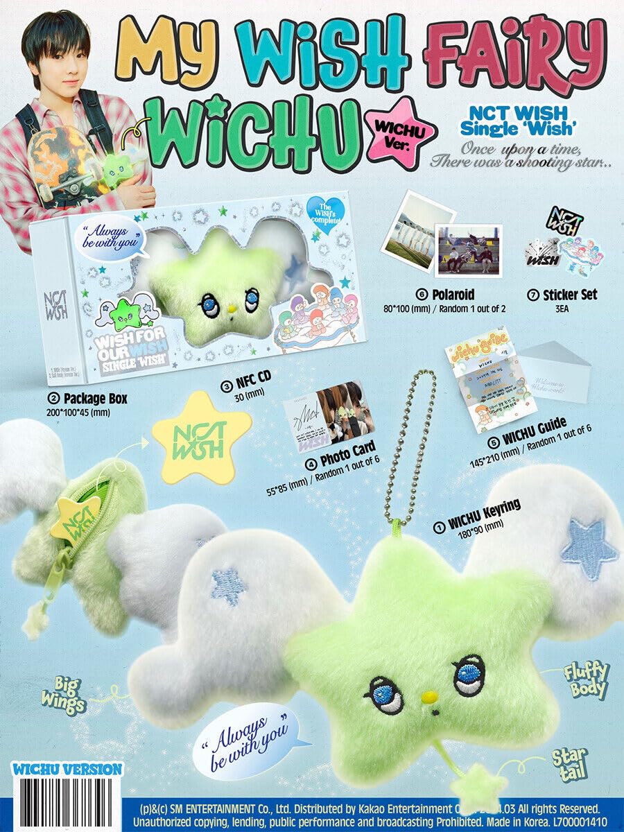 Amazon.co.jp: NCT WISH [WISH] 1st Single Album (SMART ALBUM WICHU 