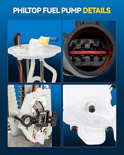 Miniatura 381 de PHILTOP Electric Fuel Pump Assembly Fits For Chevrolet S10 1985-1991, GMC S15 1985-1990, GMC Sonoma 1991, GMC Syclone 1991, SP06B1H