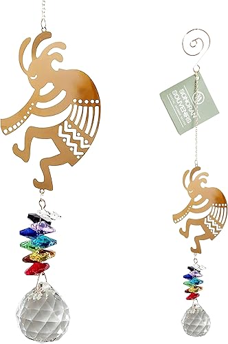 Atrapasoles de cristal en cascada  Adorno colgante de cristal de oro rosa para ventanas, prisma colgante de arco iris, fabricante de Feng Shui